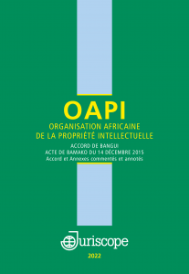 Première de couverture du code OAPI 2022